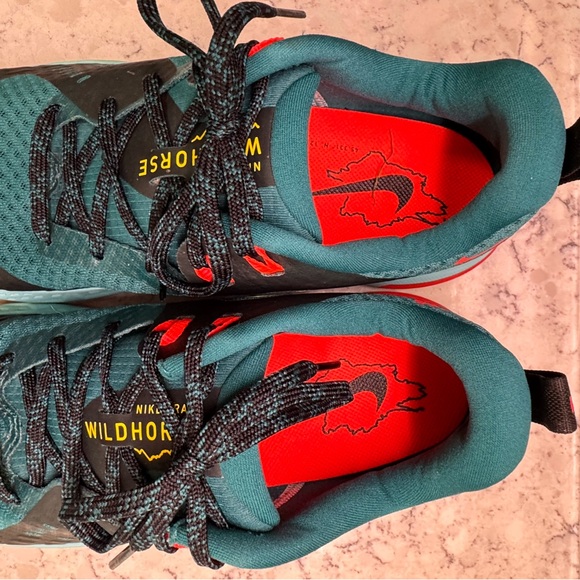 Nike Wildhorse  5 Trail  Geode ,Orange ,Teal  Athletic Shoes Women’s 9 - Picture 5 of 9